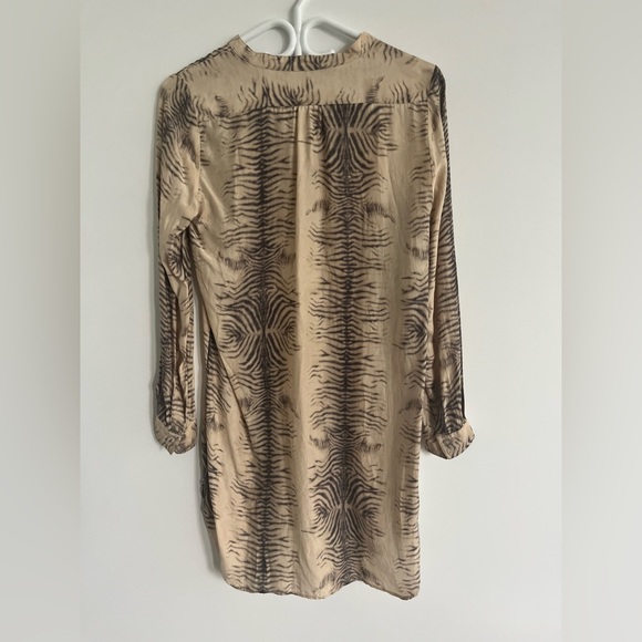 Zara 100% silk animal print tunic - Picture 4 of 4